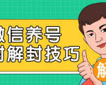 2020最新微信养号防封解封技巧,再也不用担心微信号被封,快速解封你的微信号!-淘金日记