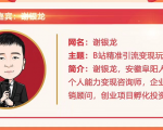 黄岛主72期分享会!谢银龙:b站视频精准引流与变现大解析(视频+图片)-淘金日记