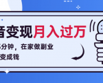 每天15分钟,在家做副业把声音变成钱,声音修炼变现资源月入过万!-淘金日记