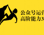 公众号运营高阶能力35讲,从月薪3k到月薪30k,新媒体人的必修课-淘金日记