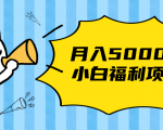 搏金汇小白福利网赚项目,长久稳定月入5000-淘金日记