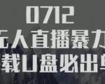 树敌习研社抖音无人直播暴力带货车载U盘必出单,单号单日产出300纯利润-淘金日记