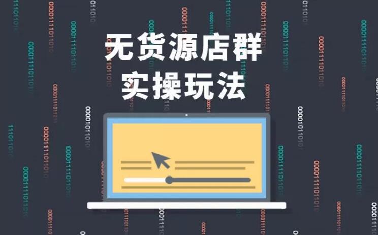 无货源店群实操玩法,蓝海选品的独特思路,店群软件操作方法(45节视频课)-淘金日记