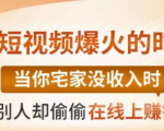 【0基础吸金视频变现课】每天5分钟,在家轻松做视频,开启月入过万的副业-淘金日记