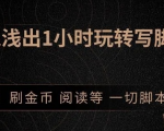 引流脚本实战课:1小时深入浅出视频实操讲解,教你0基础学会写引流脚本-淘金日记