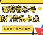 抖音音乐号涨粉套路，音乐号涨粉之混剪音乐号【热门音乐卡点】-淘金日记