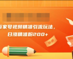 黄岛主引流课:百家号视频精准引流玩法,日涨精准粉200+-淘金日记