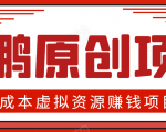 高鹏圈半自动化出单,月入2万零成本虚拟产品项目【附资料】-淘金日记