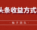 微头条收益方式教学,单条收益可达1000+-淘金日记
