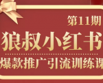 狼叔小红书爆款推广引流训练课第11期,手把手带你玩转小红书-淘金日记