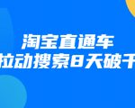 进阶战速课:淘宝直通车拉动搜索8天破千-淘金日记