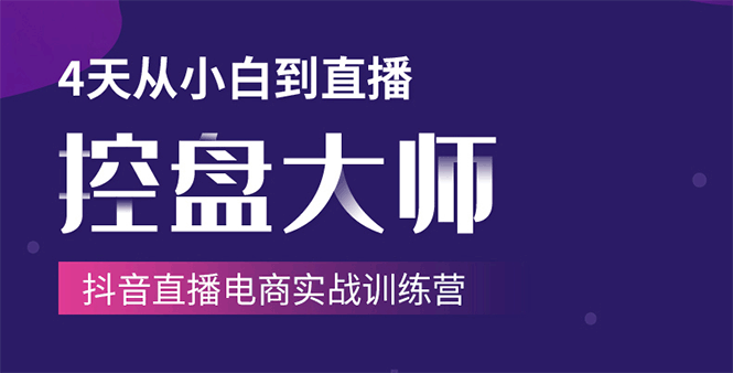 单场直播破百万-技法大揭秘，4天-抖音直播电商实战训练营-淘金日记