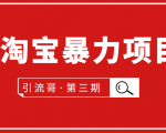 引流哥·第3期淘宝暴力项目:每天10-30分钟的空闲时间,有淘宝号,会玩淘宝-淘金日记