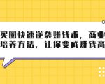 巧买圈快速逆袭赚钱术,商业思维培养方法,让你变成赚钱高手-淘金日记