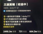 兰溪抖音混剪:一部手机学习剪辑,3个月涨粉580万-淘金日记