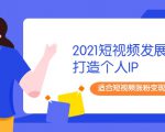 2021短视频发展趋势+打造个人IP,适合短视频涨粉变现的新媒体人-淘金日记