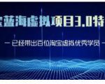 黄岛主·淘宝蓝海虚拟项目3.0,小白宝妈零基础的都可以做到月入过万-淘金日记