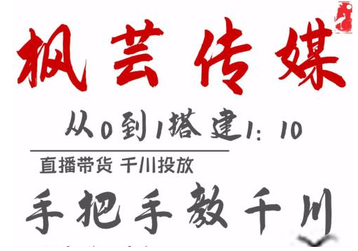 枫芸传媒11月千川最新玩法,手把手教你搭建1:10的计划-淘金日记