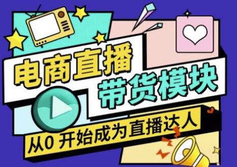 大鹏·电商直播带货课,系统学习直播带货各环节技巧和套路-淘金日记