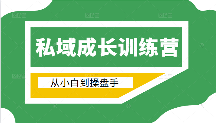 电商私域成长训练营，从小白到操盘手（价值999元）-淘金日记