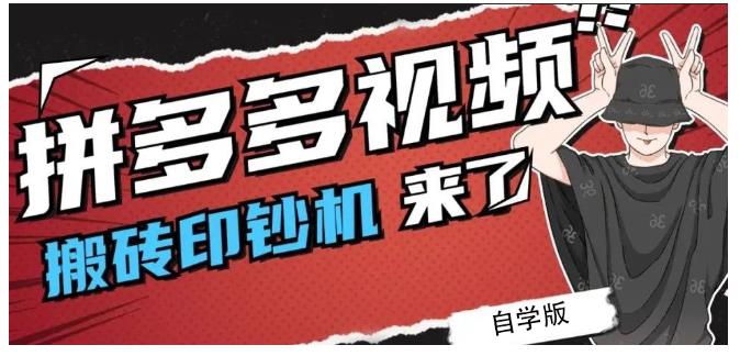 拼多多视频搬砖印钞机玩法,2021年最后一个短视频红利项目-淘金日记