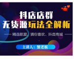蟹老板·抖音无货源店群超级攻略：不发视频，不开直播，只玩转店铺自身流量-淘金日记