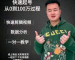 杰妮传媒·抖音快速起号核心实操课:教你新号快速起号,从0到100万过程-淘金日记