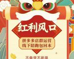 左右电商拼多多无货源店群玩法:从0~1,36节实战保姆教程,极速起店必出单-淘金日记