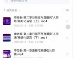 申老板直播带货运营，销百万直播间“人货场”精细化运营-淘金日记
