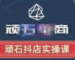 顽石电商·抖店自然流线上实操课【2022版】,从零教你做抖音小店-淘金日记
