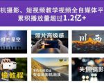 2022玩转手机影像全系课,零基础的小白也能进阶成为手机摄影专业人士-淘金日记