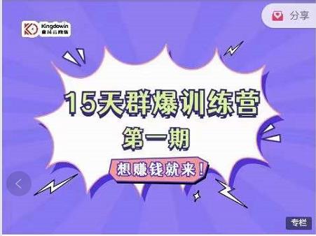 金抖云Peter《15天群爆训练营》，破解抖音玄学，群爆心法，起号方式-淘金日记