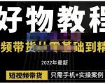 锅锅老师好物分享课程:短视频带货从零基础到精通,只需手机+实操-淘金日记