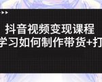 抖音短视频变现课程:带你学习如何制作带货+打造IP【41节】-淘金日记