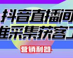 外面卖200的【获客神器】抖音直播间采集【永久版脚本+操作教程】-淘金日记