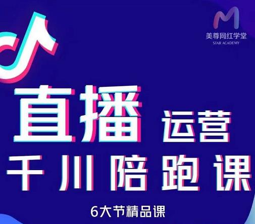 美尊-抖音直播运营千川系统课:直播运营规划、起号、主播培养、千川投放等-淘金日记