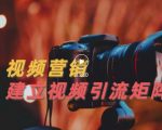 视频精准引流矩阵打造,帮助新手建立涨粉系统!【视频课程】-淘金日记