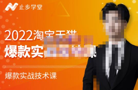 止步学堂·2022淘宝天猫爆款打造系列课-比克,爆款实战落地教程价值1980元-淘金日记