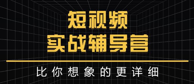 达人队长:短视频实战辅导营,比你想象的更详细-淘金日记