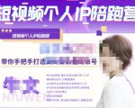 牛文·短视频个人IP陪跑营,手把手带你打造高商业价值的账号-淘金日记
