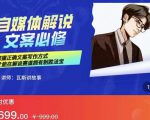 瓦斯讲故事·自媒体影视解说核心教学,在家就能挣到跟普通上班一样的工资-淘金日记