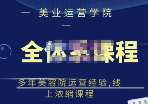 郑芳老师·网红美容院全套营销落地课程,多年美容院运营经验,线上浓缩课程-淘金日记