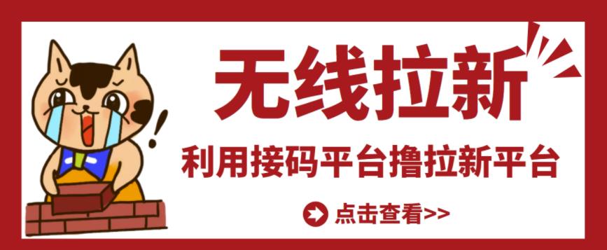 最新接码无限拉新项目,利用接码平台赚拉新平台差价,轻松日赚500+-淘金日记