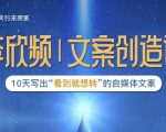 李欣频|文案创造课,0基础可报10天写出“看到就想转”的自媒体文案-淘金日记