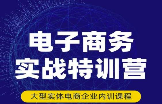 民赛电气内部出品:电子商务实战特训营,全方位带你入门电商,308种方式玩转电商-淘金日记