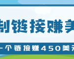 复制链接赚美元,一个链接可赚450+,利用链接点击即可赚钱的项目【视频教程】-淘金日记