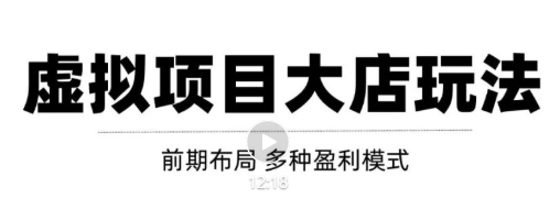 虚拟项目月入几万大店玩法分享,多店操作利润倍增(快速起店盈利)-淘金日记