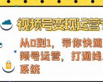 视频号变现运营,视频号+社群+直播,铁三角打通视频号变现系统-淘金日记