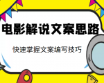 电影解说文案思路课，让你快速掌握文案编写的技巧（3节视频课程）-淘金日记