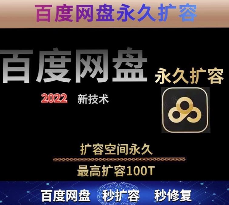 百度网盘无限扩容技术，外面卖399的，无论自己用还是用做引流都可以-淘金日记